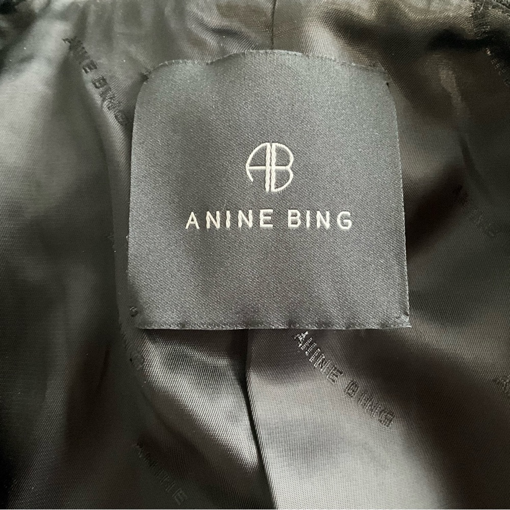 Anine Bing Anitta Jacket Black Tweed Jacket with Gold Buttons - Picture 14 of 16